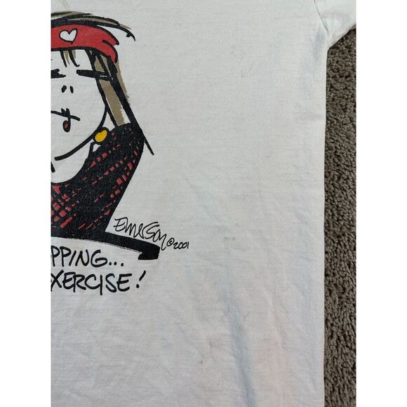 VINTAGE Emerson Street Shirt Womens One Size Lets Go Shopping Oversized FLAW - Picture 7 of 15